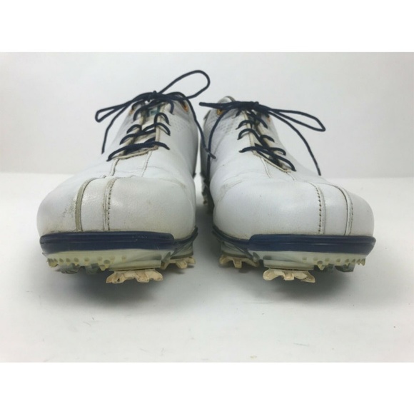 FootJoy Dryjoys DNA Golf Shoes White/Navy 53437 - Picture 4 of 7